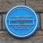 Sir James CHADWICK, blue plaque