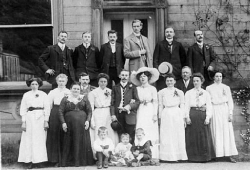 Wedding of Harold Price b.1887 and ? in 1908